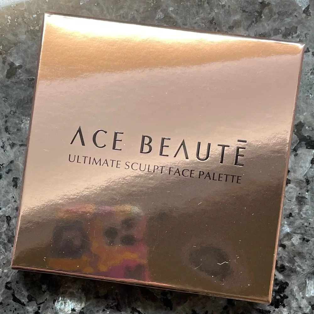 Ace Beaute Limited Edition Ultimate Sculpt Face Palette for dark skin tones/ NIB